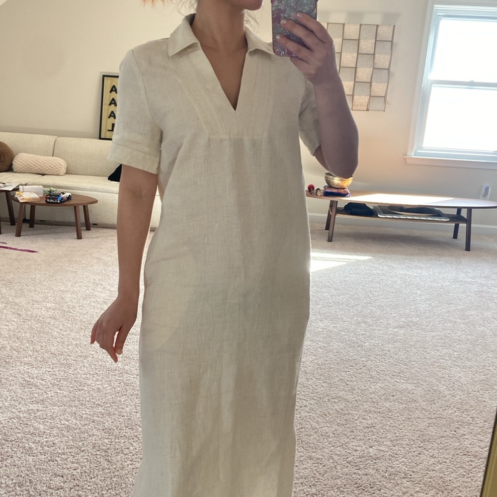 Banana Republic 100% linen dress. Xs